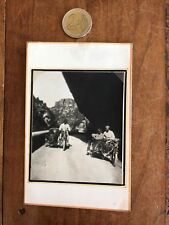 photographie ancienne de moto numéro 6 side car 