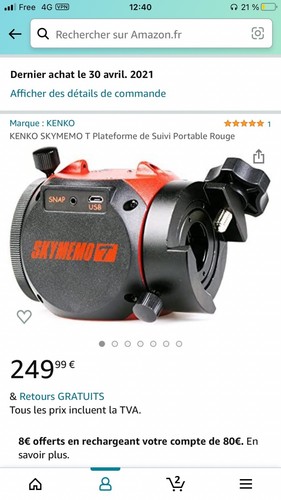 Sky watcher moteur pour