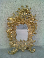 Miroir Bronze Dore Angelot Cherubin Rocaille louis VX ? mirror angels