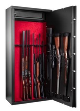 Armoire forte Rietti modulable 14 armes / 10 armes + étagères