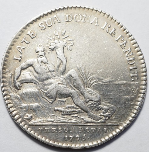 Colonies louis rare jeton - xv,