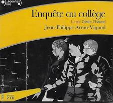 LIVRE AUDIO / LITTERATURE JEUNESSE / ENQUETE AU COLLEGE - J.-P. ARROU-VIGNOD