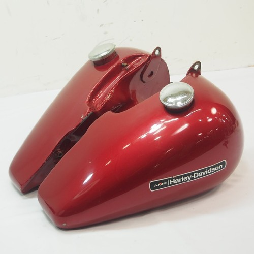 Harley davidson amf shovel red - davidson,
