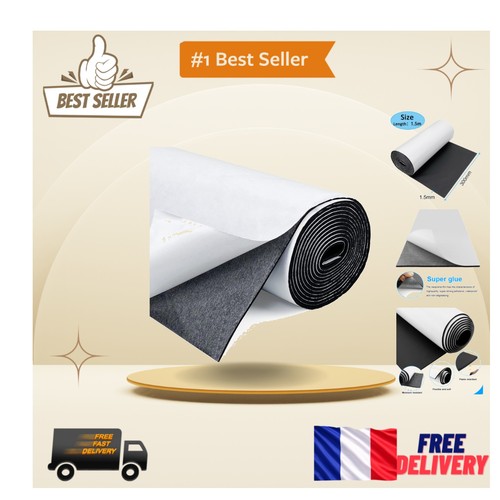 Plaque mousse noir - de,
