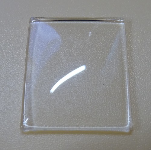 Verre montre rectangle - verre, 17
