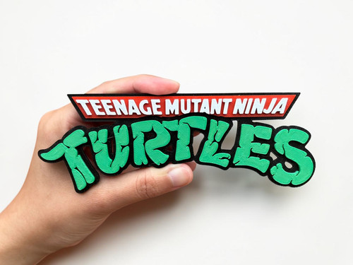 Plaque logo tortue ninja - plaque,