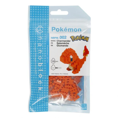 Nanoblock pokémon charmander - pokémon,