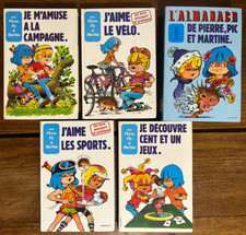 Lot de 5 Pierre Pic Martine Livres La Campagne Vélo Sports etc Années 70 TBE