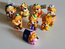 8 figurines Lions, camping - Kinder Les Leoventuras