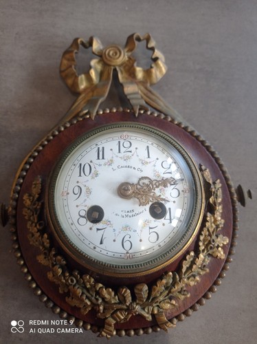 Pendule cartel louis xvi - pendule,