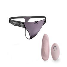 Culotte string stimulateur vibrant télécommande sans fil USB Vibromasseur femme 