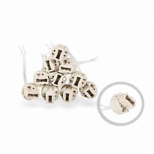 10 Pièce Monture G9 Socle G9 - VDE Haute-Tension Céramique 190-230V Halogène G9