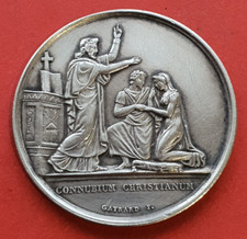 MEDAILLE ANCIENNE  DE MARIAGE