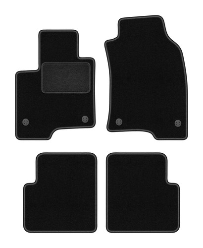 Tapis sol velours noir - de,