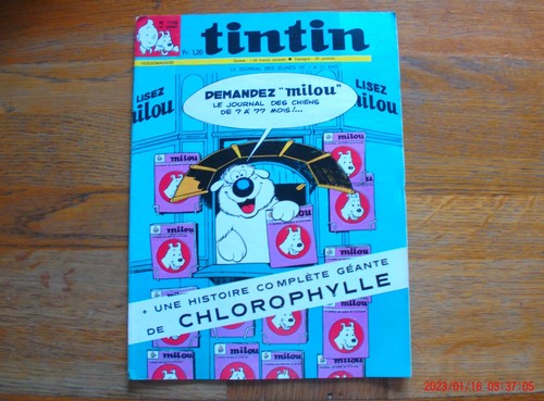 Journal tintin 1100 pub - journal, n°