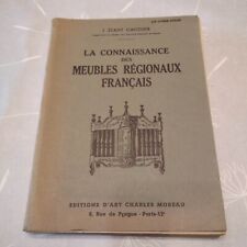 Livre ancien - éditions art CHARLES MOREAU : connaissance des meubles régionaux