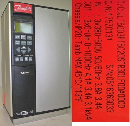 Fréquence danfoss vlt 5003 - danfoss,