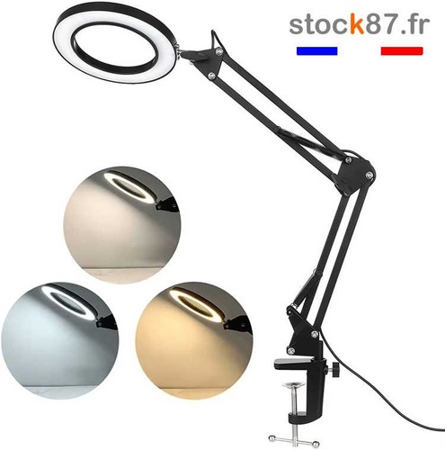 Loupe avec éclairage led - avec,