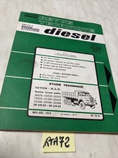 Camion Saviem MAN travaux Publics Revue Technique Diesel RTD