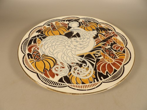 Grand ancien plat - ancien, au