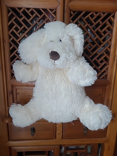 Peluche doudou chien etam - peluche, 🐕