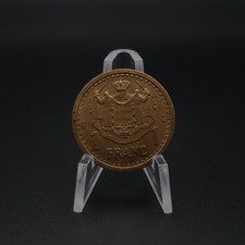 Franc monaco 1943 louis ii - 1,