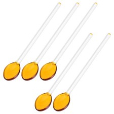  5 Pcs Cuillere En Verre A Verrine Cuillères À Thé De Glace Ustensiles Café