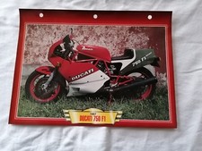DUCATI 750 F1 FICHE MOTO