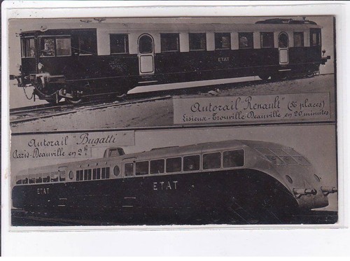 Autorail renault ligne - renault, lisieux