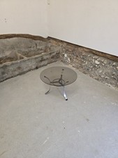 Table Basse En Verre Fumé