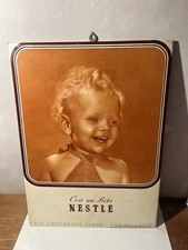 plaque publicitaire NESTLE