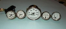 Willys MB Jeep Ford Gpw CJ - Compteur+Température+Huile + Essence + Amp Jauges -