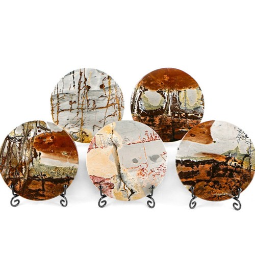 Natural picture jasper stone - natural,
