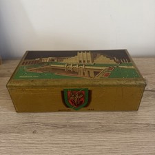 BOITE PUBLICITAIRE EN TOLE CHOCOLAT COTE D'OR , EXPOSITION UNIVERSELLE 1935