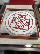 Hermès Paire Assiettes Balcon du Guadalquivir Paris , Porcelaine Avec Boîte