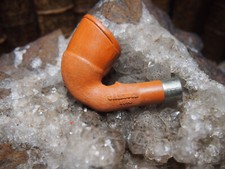 pipe en terre cuite rouge de GAMBIER  ref  1568    le sabot de cheval