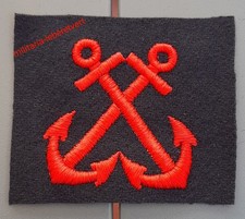 Tissu marine ancre bras - marine,