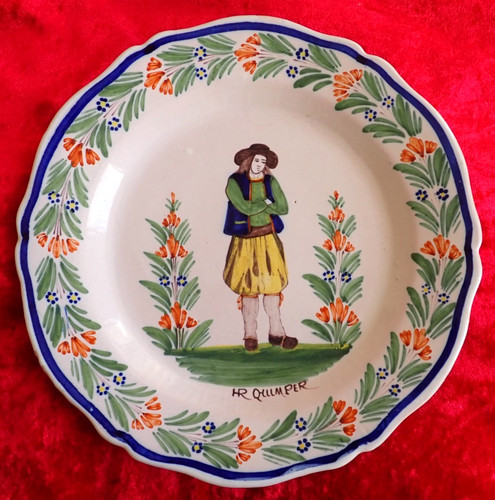 Assiette bretonne ancienne - assiette,