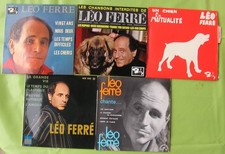 Léo FERRE : lot de 5 EP en