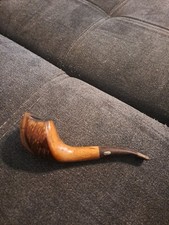 Pipe Ancienne Bois Bruyere Sculpté Marque ROPP Vagabond Art Populaire 