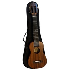 Ukulélé soprano taille S.Yairi col long acajou tout bois massif tête fendue