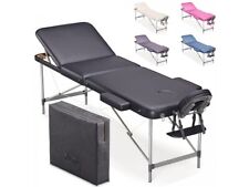 Table de massage 3 zones PORTABLES en Aluminium lit esthetique pliante reiki+SAC