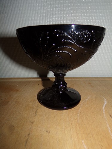 Coupe glace verre noir - à,