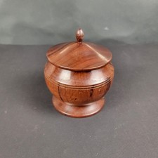 Boîte ronde en bois acacia