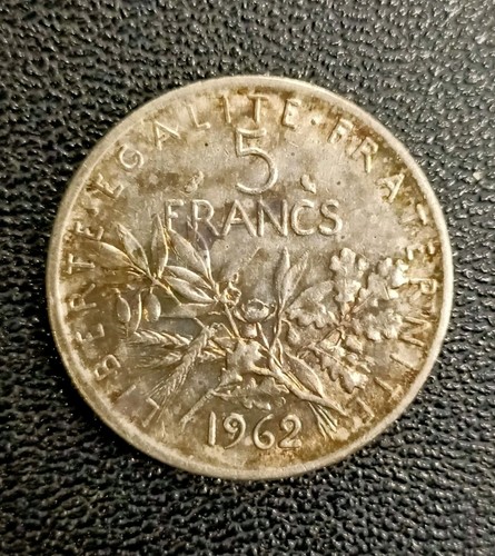 Ancienne pièce argent 5 - pièce,