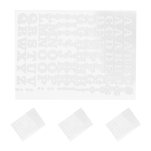 Pcs lettres thermocollantes - 4,