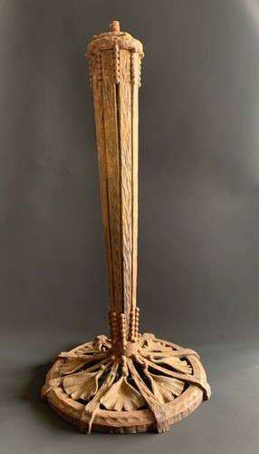 Pied lampe fer forgé - de,
