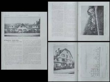 LA CONSTRUCTION MODERNE n°24 1926 BRIGNOUD, MAISONS USINES FREDET, FOURNEZ