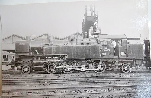 Carte photo cpa train - carte,