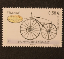 Timbre - FRANCE - Vélocipède